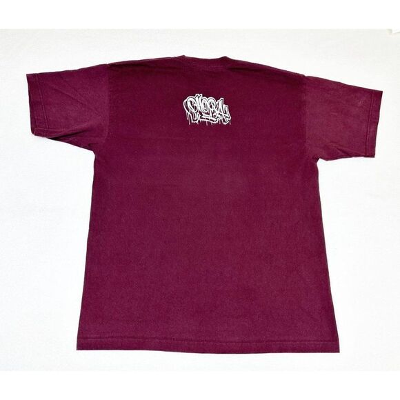 Vintage 90s Christian Prayer T-Shirt Red Burgundy XL Jesus Church - Picture 3 of 8